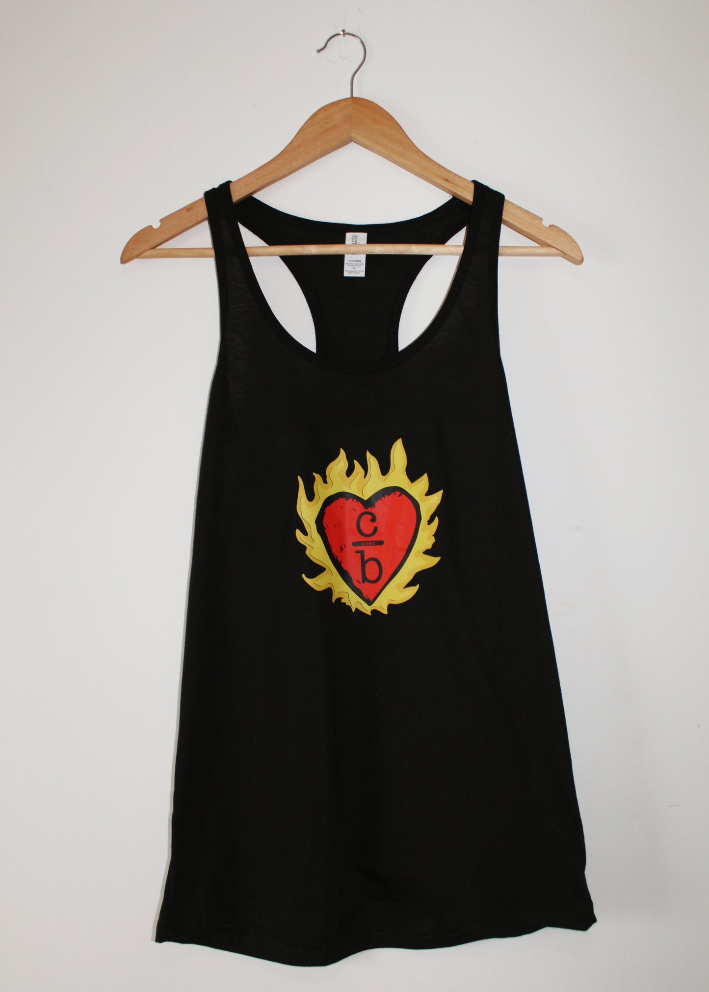 c/b flaming heart tank