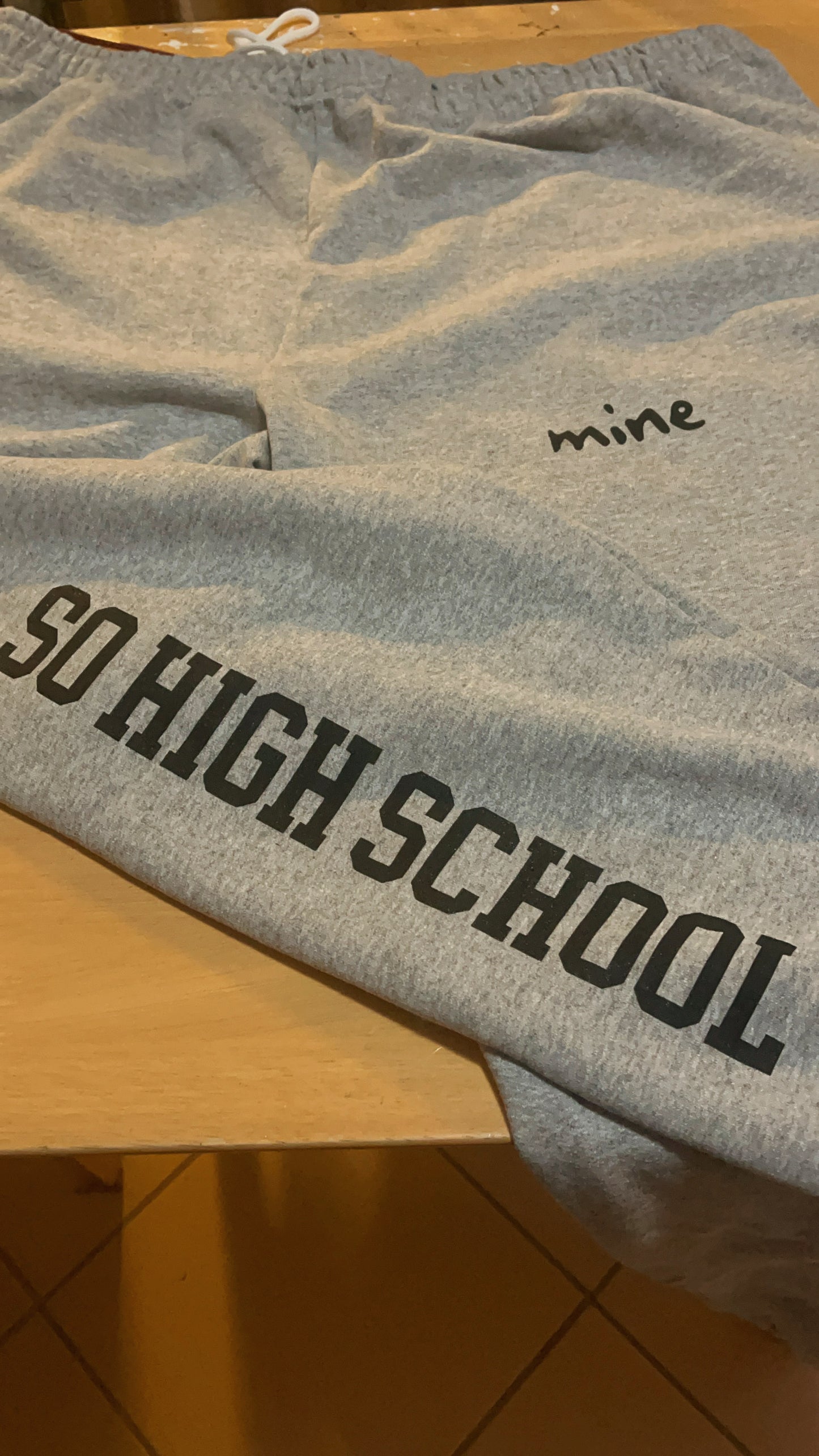 so high school sweats