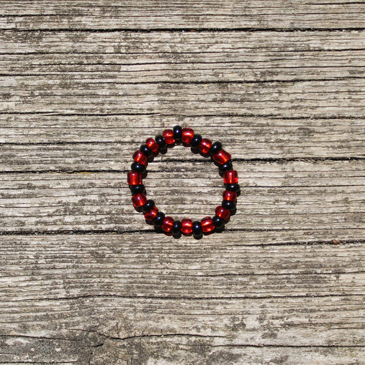 spotted bug ring
