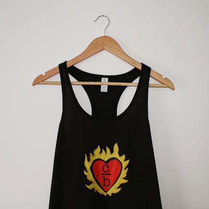 c/b flaming heart tank