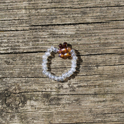 beaded ladybug ring variants